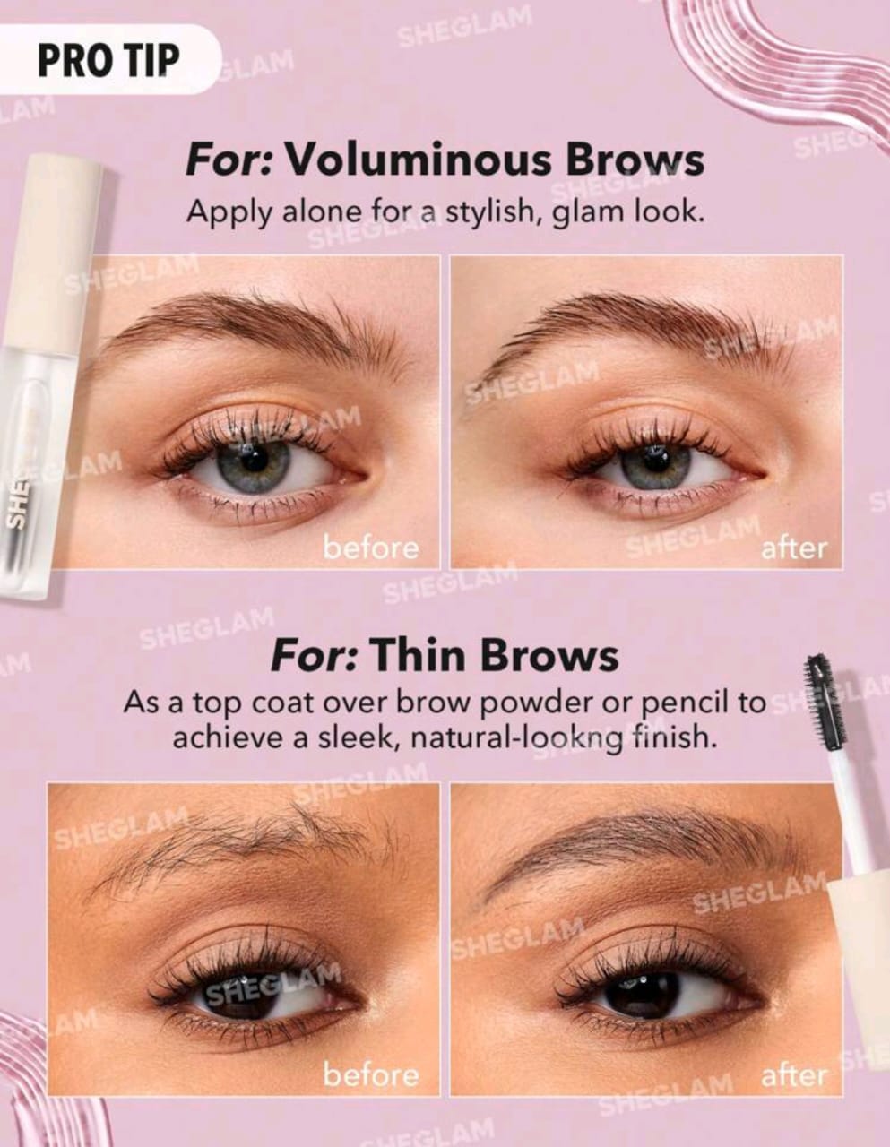 Eyebrow gel