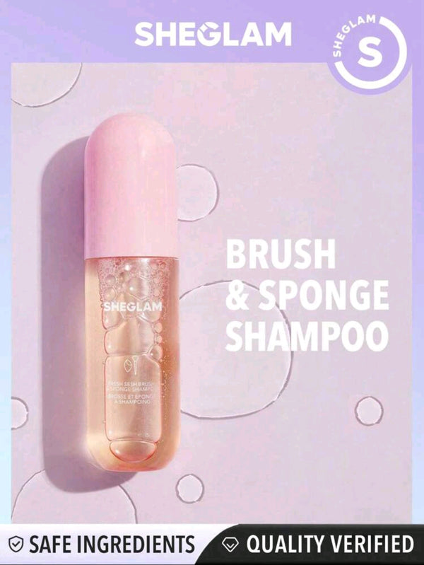 brush and sponge shampoo